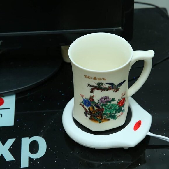 Home & Office Desktop Electric Mug Warmer-Coffee/Tea/Cocoa/Soup-Scented Candles. - Picture 4 of 6